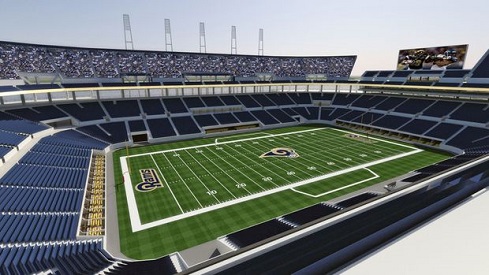 St. Louis NFL Stadium rendering
