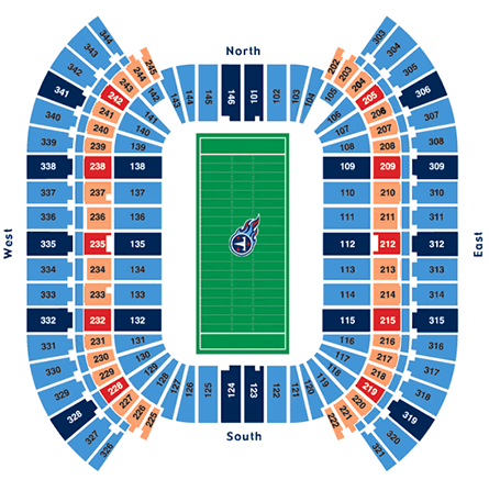 Nissan stadium seating plan #6