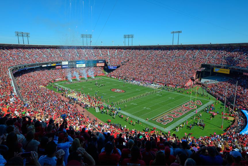 Candlestick Park History Photos More Of The San Francisco 49ers 