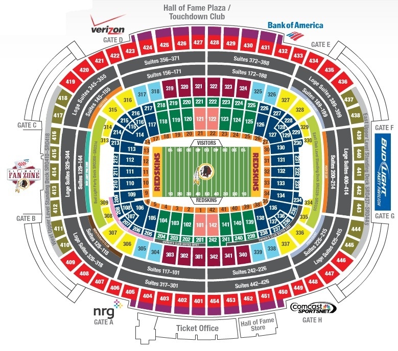 FedEx Field, Washington Football Team football stadium - Stadiums of ...
