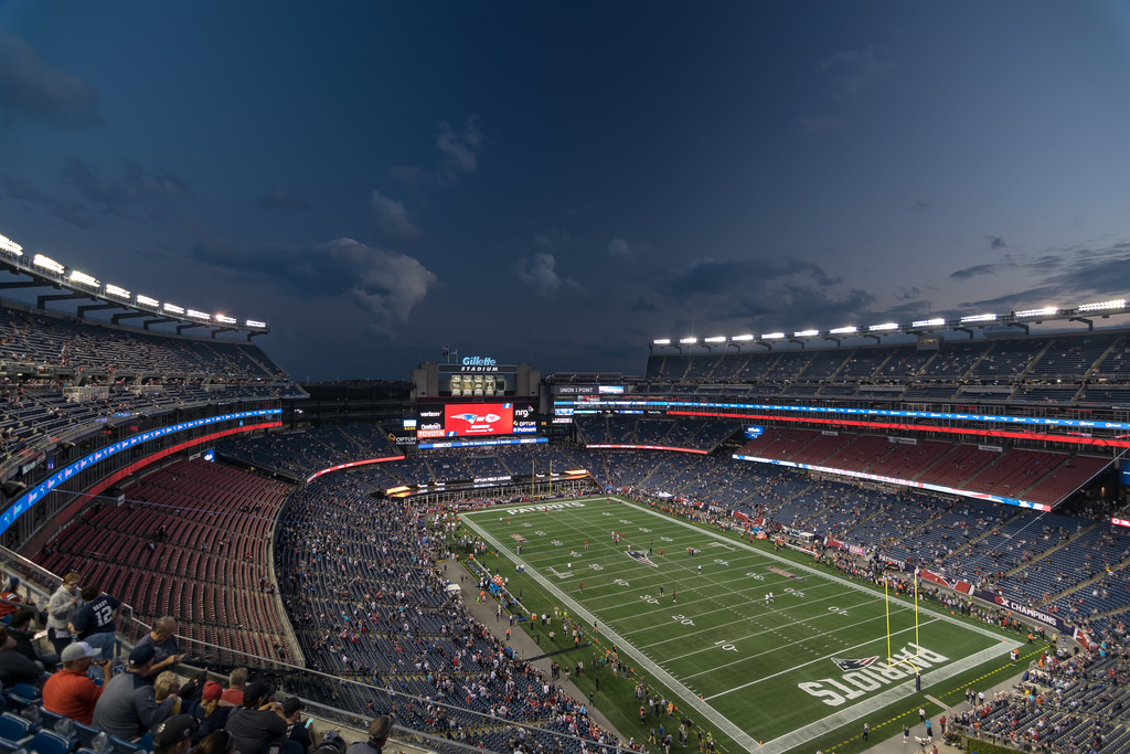 Gillette Stadium New England Patriots Football Stadium Stadiums Of 