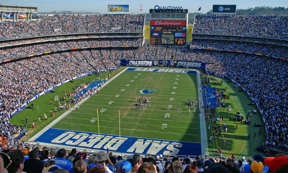 Qualcomm Stadium, San Diego Chargers football stadium - Stadiums of Pro  Football