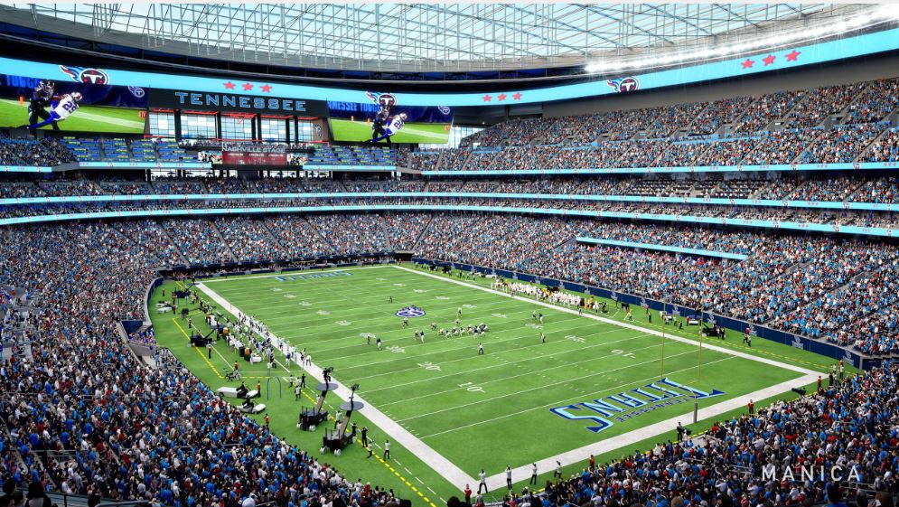 New Tennessee Titans Stadium - Information, Renderings and More of the  future Tennessee Titans football stadium